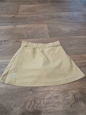 Storie Khaki Swing Skort Youth Small Preppy Tennis Golf Athletic Skirt